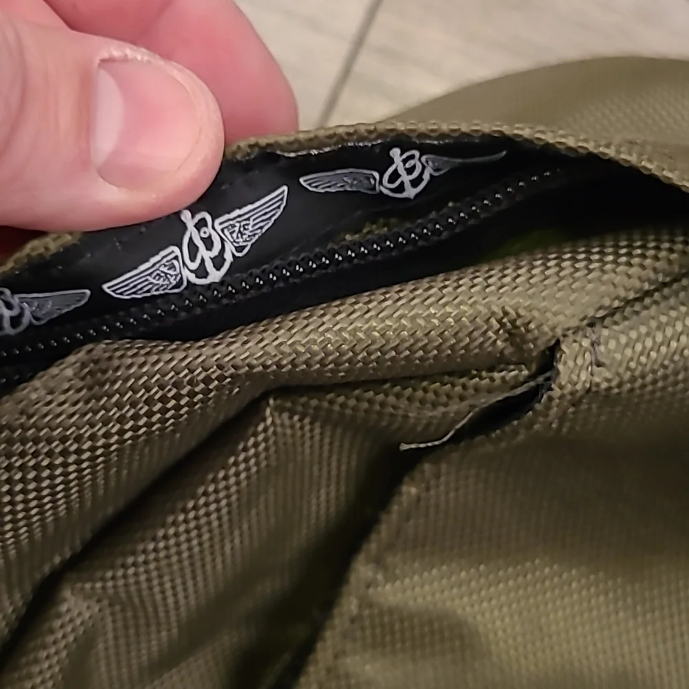 BREITLING Swiss Chronographs Watch‎ Green Black Classic Backpack Bag
